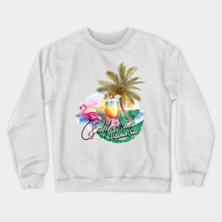 Huntington Beach California Surfer Crewneck Sweatshirt